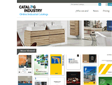 Tablet Screenshot of catalogindustry.com